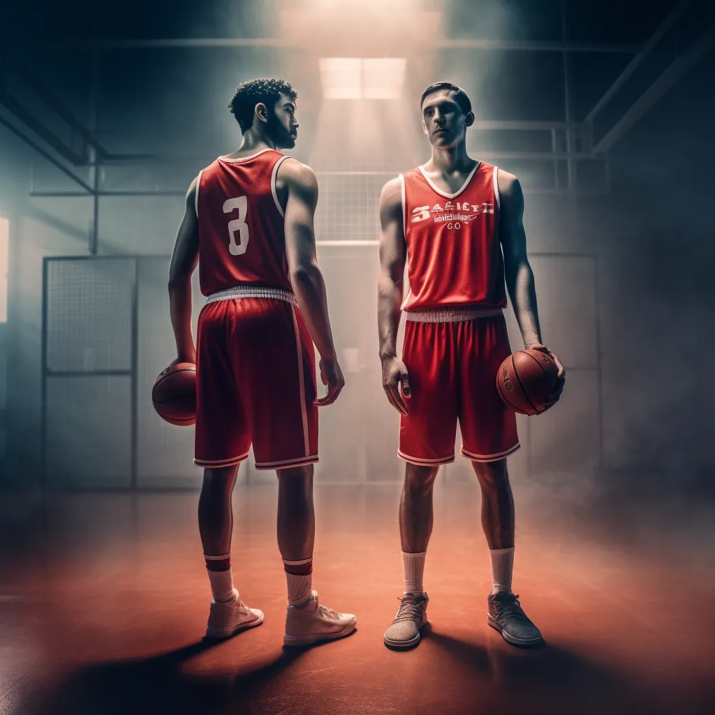 фото два баскетболиста